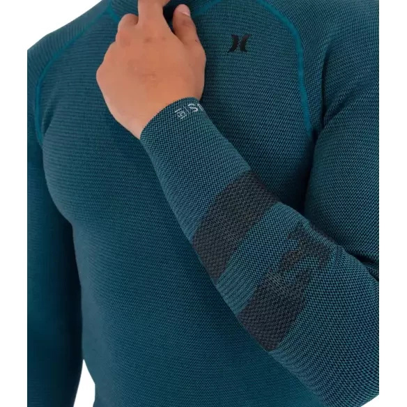 Top de neoprene Hurley Plus Texture 1,5/1mm Black/Sky Blue