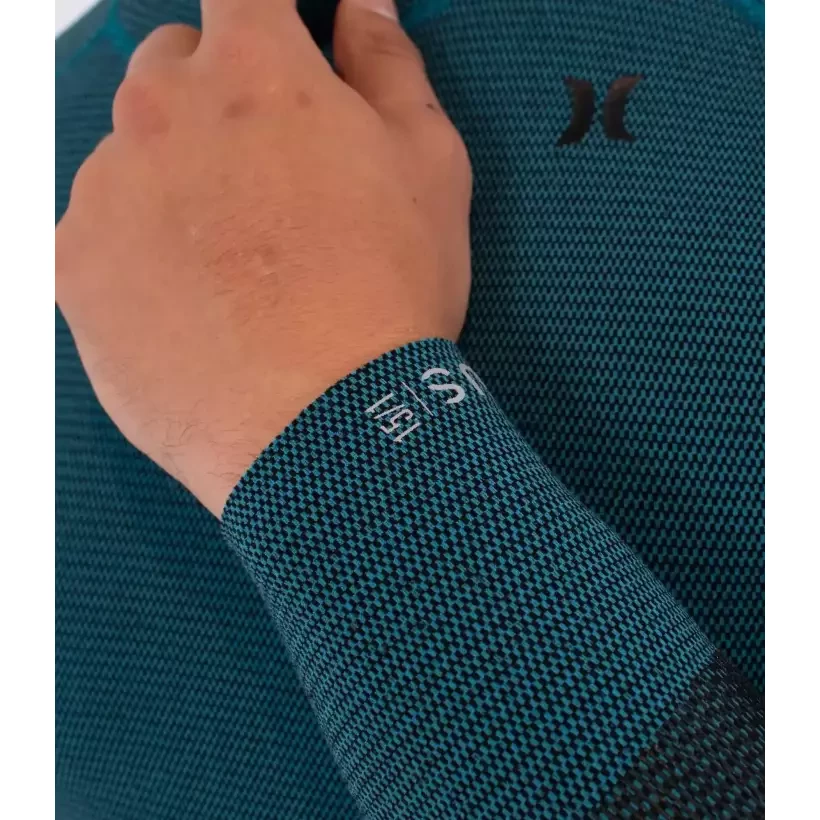 Top de neopreno Hurley Plus Texture 1,5/1mm Black/Sky Blue