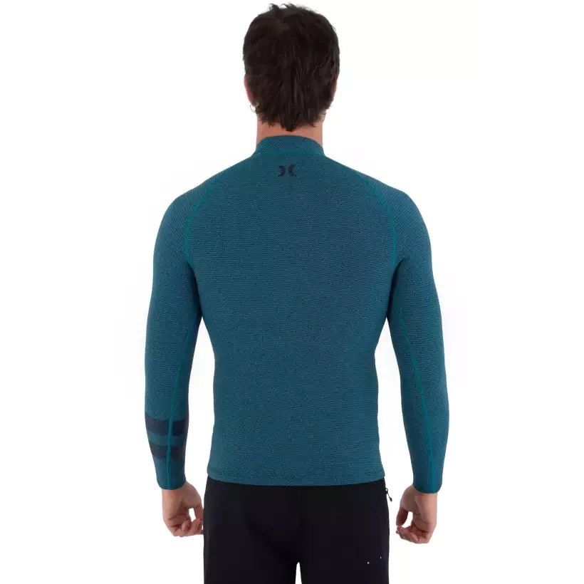 Hurley neopreen top Plus Texture 1,5/1mm Black/Sky Blue