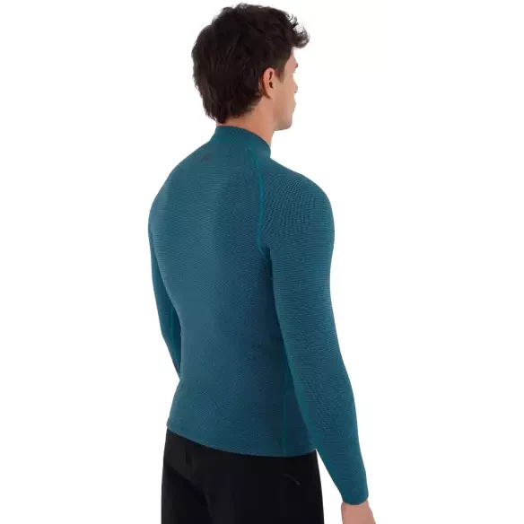 Top in neoprene Hurley Plus Texture 1,5/1mm Black/Sky Blue