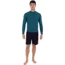 Top de neoprene Hurley Plus Texture 1,5/1mm Black/Sky Blue