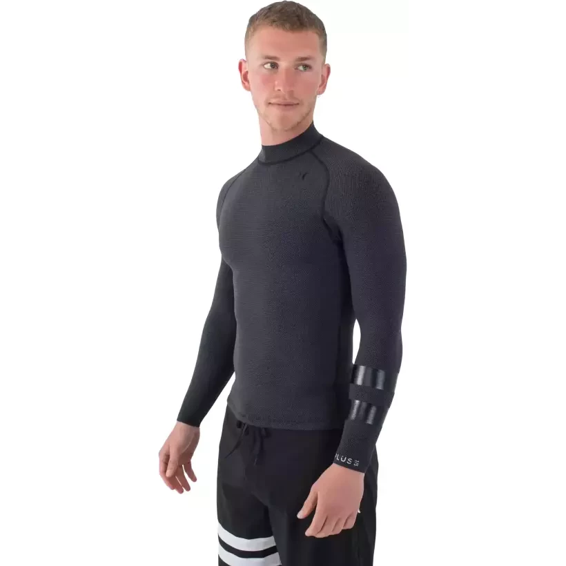 Top in neoprene Hurley Plus Texture 1,5/1mm Black/Graphite