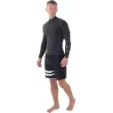 Hurley neopreen top Plus Texture 1,5/1mm Black/Graphite