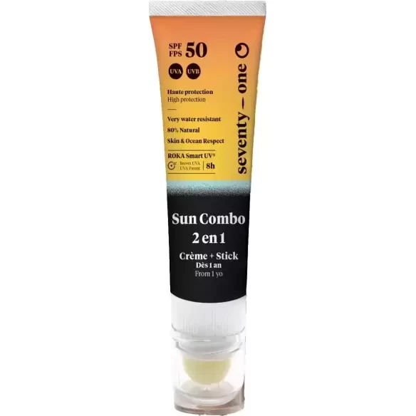 Crème solaire Sun Combo SPF50 Seventy One Percent