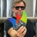 Ailerons de surf FCSII  quad rear PC Carver Matt Biolos Red