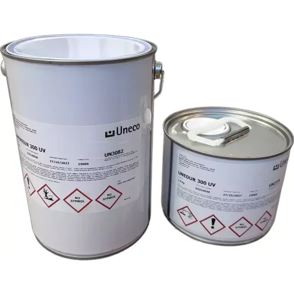 Resina Epóxi Uneco Unedur 300 UV - Kit 7,4Kg