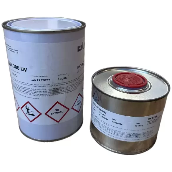 Epoxy Harz Uneco Unedur 300 UV - 1,48 kg Kit