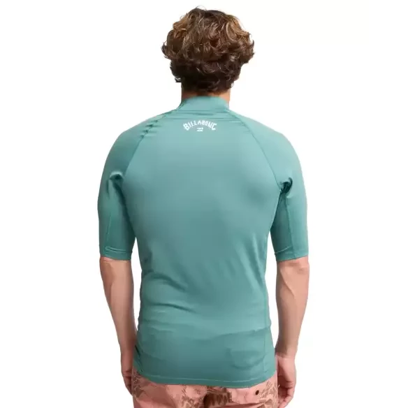 Billabong Rash guard Waves All Day SS Sea Green