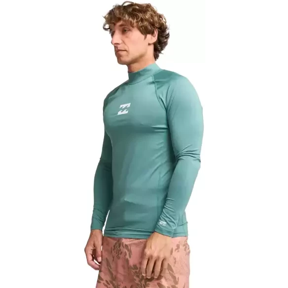 Licra Billabong Waves All Day LS Sea Green