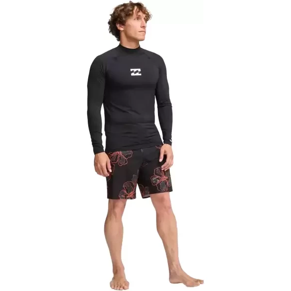 Licra Billabong Waves All Day LS Black