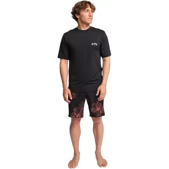 Camiseta UV Billabong Arch Wave SS Black