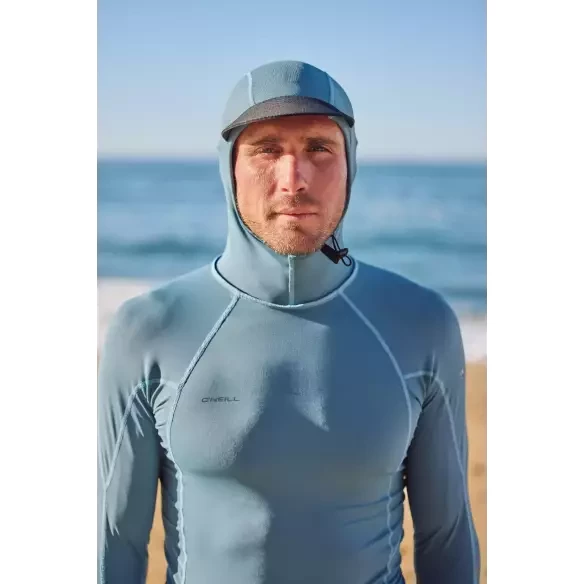 Lycra de surf con capucha O´Neill Hyperfreak Skins O´Zone LS Blue Fusion