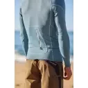 T-shirt anti-UV O'Neill Hyperfreak Skins O'Zone manches longues bleu fusion avec capuche