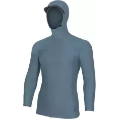 O'Neill Hyperfreak Skins O'Zone LS Blue Fusion Surf Rashguard mit Kapuze