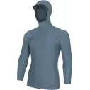 O´Neill Hyperfreak Skins O´Zone LS Blue Fusion Surf Rashguard with Hood