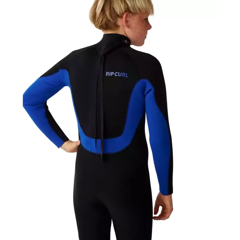 Rip Curl Trad Back Zip 3/2mm Kinder-Neoprenanzug, blau