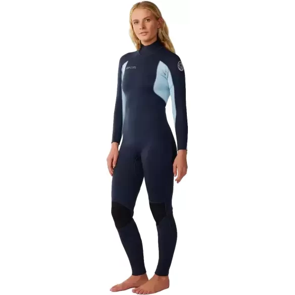 Rip Curl Trad Flat Lock Back Zip 3/2mm Damen Navy Neoprenanzug
