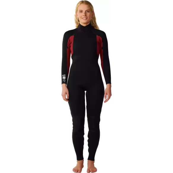 Muta in neoprene Rip Curl Trad Flat Lock Back Zip 3/2mm Womens Navy