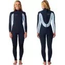 Rip Curl Trad Flat Lock Back Zip 3/2mm Women's Navy Wetsuit