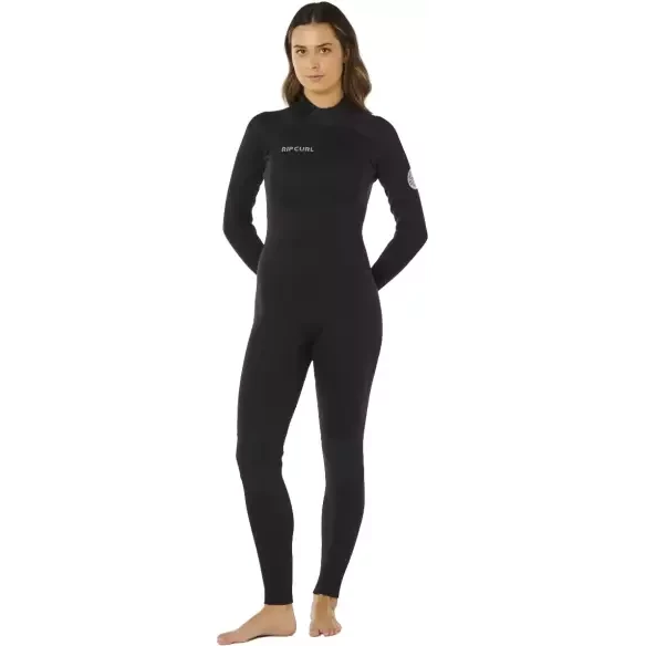 Traje de neopreno Rip Curl Trad Flat Lock Back Zip 3/2mm Womens Black
