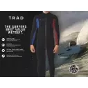 Rip Curl Trad Flat Lock Back Zip 3/2mm Black wetsuit