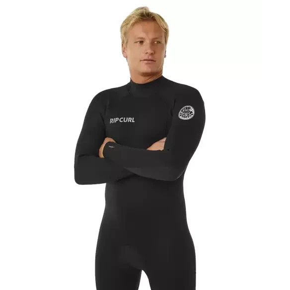 Combinaison en néoprène Rip Curl Trad Flat Lock Back Zip 3/2mm Noir