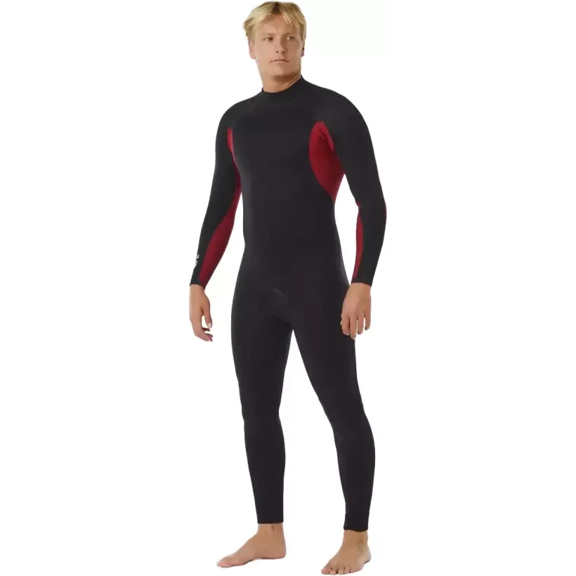 Traje de neopreno Rip Curl Trad Flat Lock Back Zip 3/2mm Black
