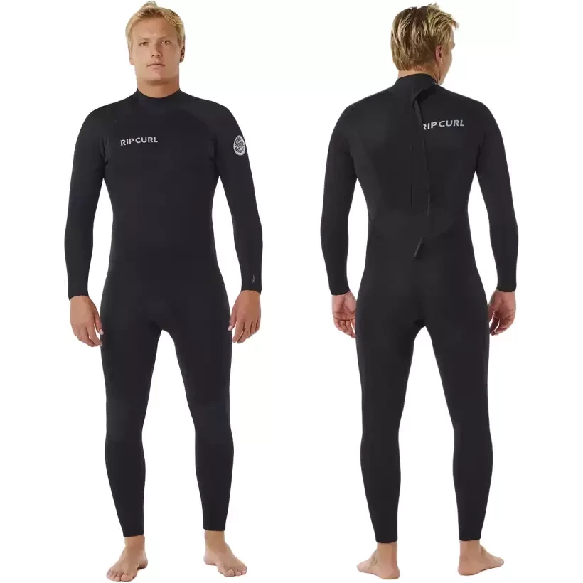 Combinaison en néoprène Rip Curl Trad Flat Lock Back Zip 3/2mm Noir