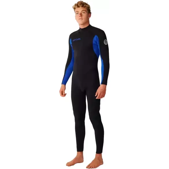 Traje de neopreno Rip Curl Trad Flat Lock Back Zip 3/2mm Blue
