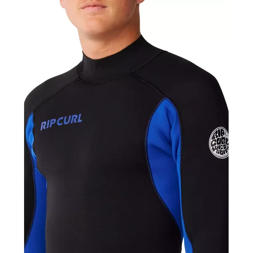Neoprenanzug Rip Curl Trad Flat Lock Back Zip 3/2mm Blue