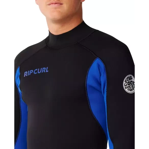 Traje de neopreno Rip Curl Trad Flat Lock Back Zip 3/2mm Blue