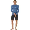Lycra Rip Curl Waves LS Bluefin