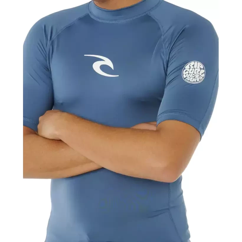 Lycra Rip Curl Waves SS Bluefin