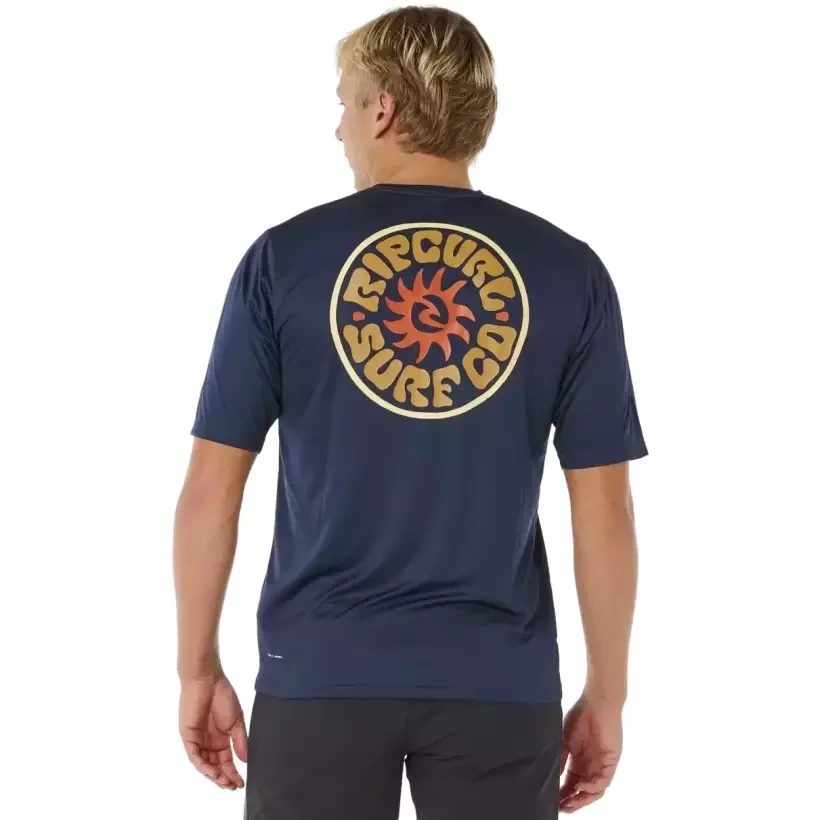 T-shirt UV Rip Curl Pacific Rinse SURFLITE Dark Navy