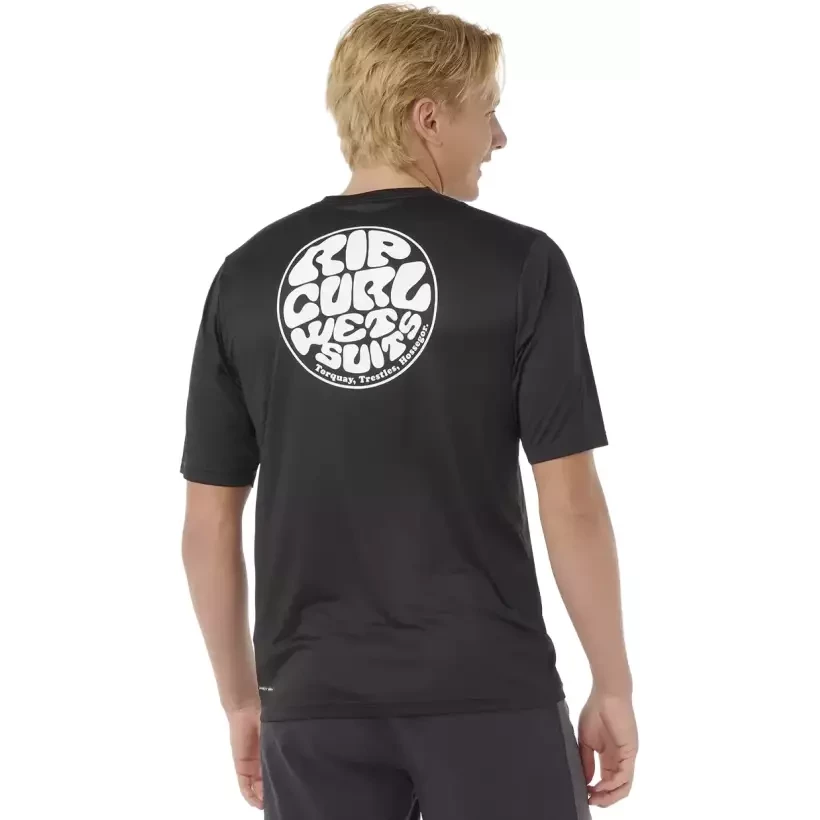 Camiseta UV Rip Curl Icons of SURFLITE UPF50 Black