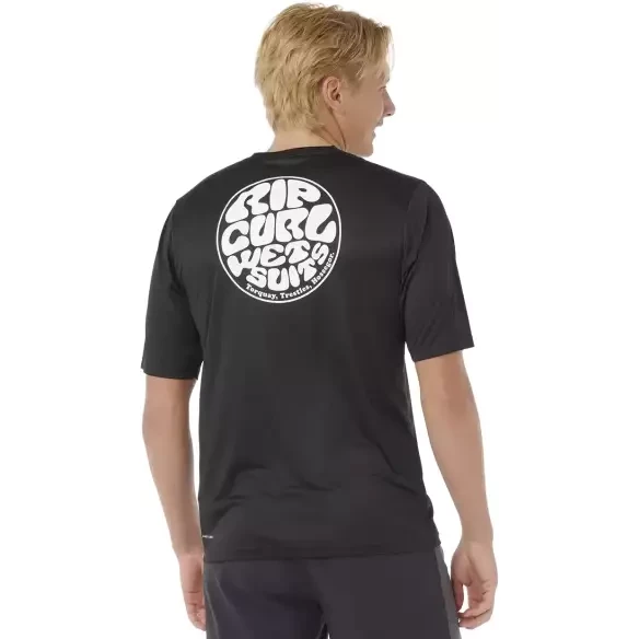 Camiseta UV Rip Curl Icons of SURFLITE UPF50 Black