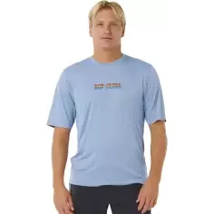 Camiseta UV Rip Curl Icons of SURFLITE UPF50 Faded Denim