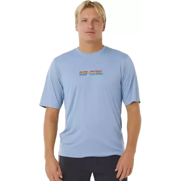 UV-Shirt Rip Curl Icons of SURFLITE UPF50 Faded Denim