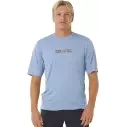 T-shirt UV Rip Curl Icons of SURFLITE UPF50 Faded Denim