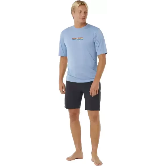 Camiseta UV Rip Curl Icons of SURFLITE UPF50 Faded Denim