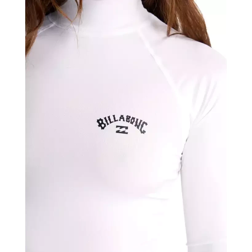 Lycra Billabong Tropic Surf LS Blanc