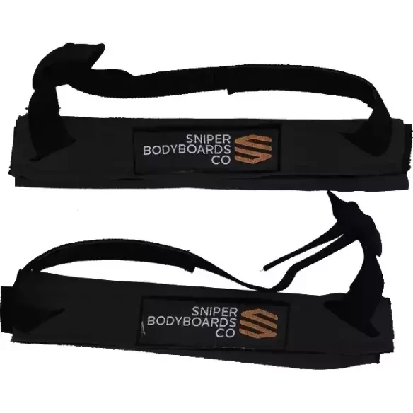 Sniper Heel Strap Fin Tethers Black