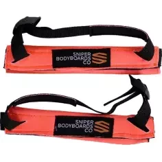 Sniper Heel Strap Fin Tethers Pink