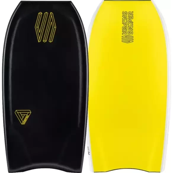 Bodyboard Sniper Cortex PE Black/Fluro Yellow