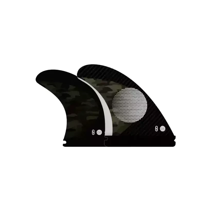 Ailerons Outerknown x Endorfins KS1 Tri-Quad Camo/Blanc