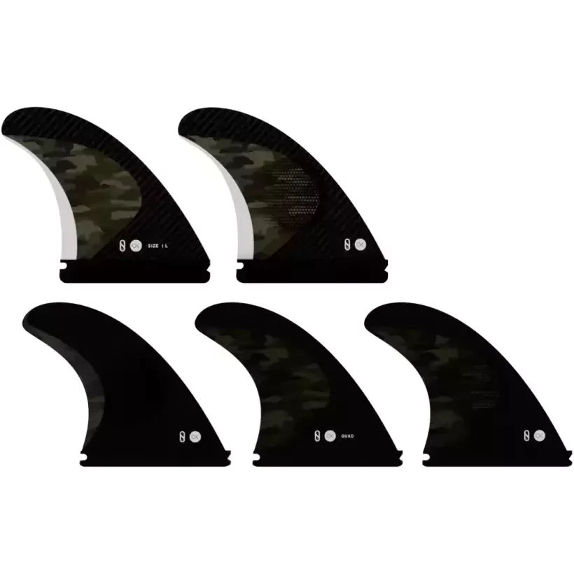 Flossen Outerknown x Endorfins KS1 Tri-Quad Camo/Schwarz
