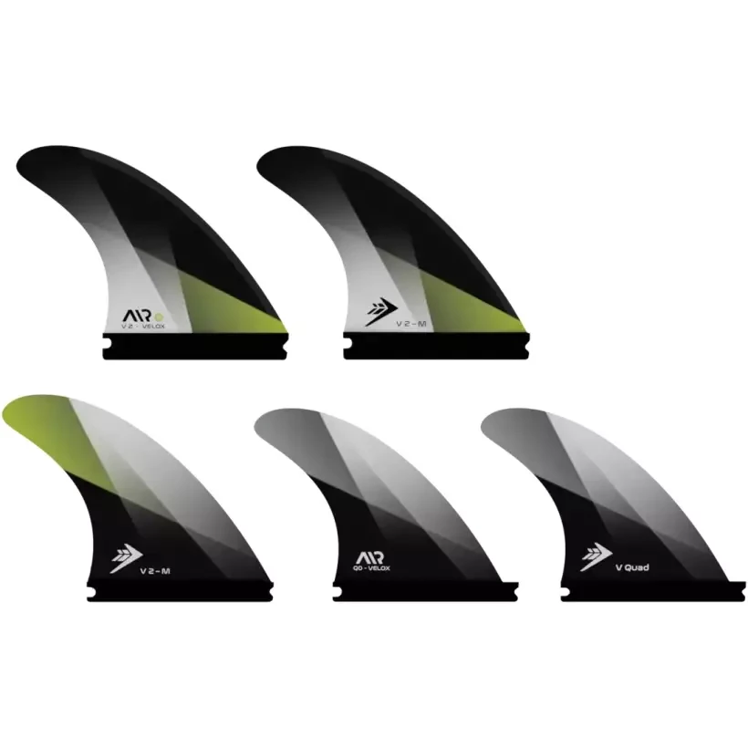 Quilhas FIREWIRE VELOX 2 - Conjunto de 5 quilhas Verde