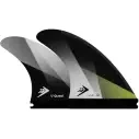 Quilhas FIREWIRE VELOX 2 - Conjunto de 5 quilhas Verde