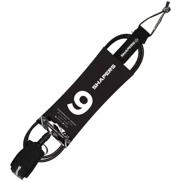 Leash de surf Shaper Longboard Black