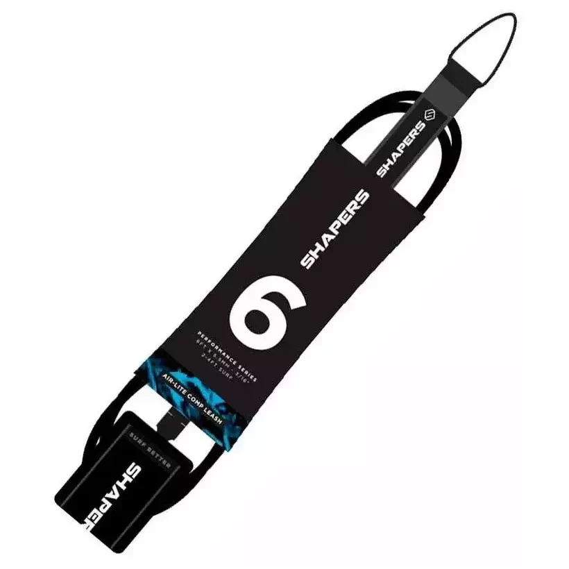 Leash de surf Shapers Air Lite Black